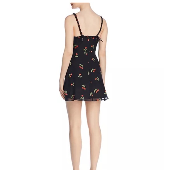 For Love and Lemons Cherry Print Mini Dress - Picture 2 of 7